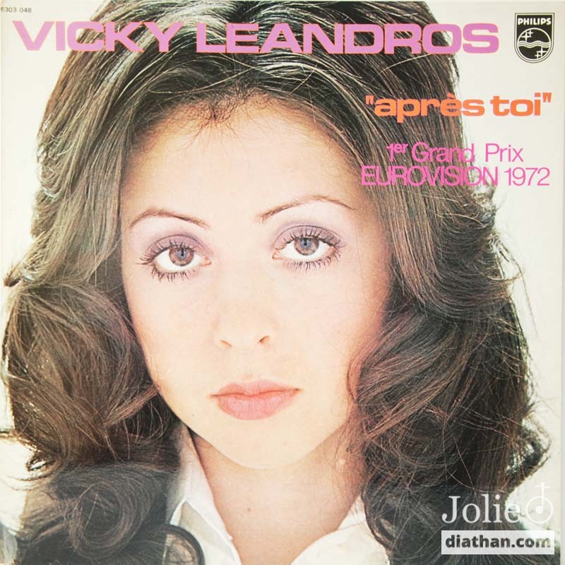 Vicky Leandros lp, bài hát Après Toi (Vắng bóng người yêu), đĩa than nhạc Pháp